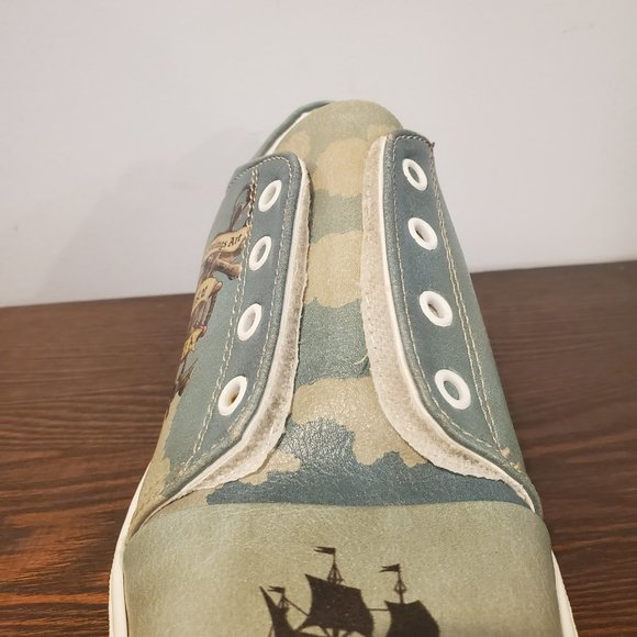 Dogo Lost at Sea Vegan Leather Kids Sneakers Shoes Size 33 (US 2) Made in Turkey - Picture 8 of 11